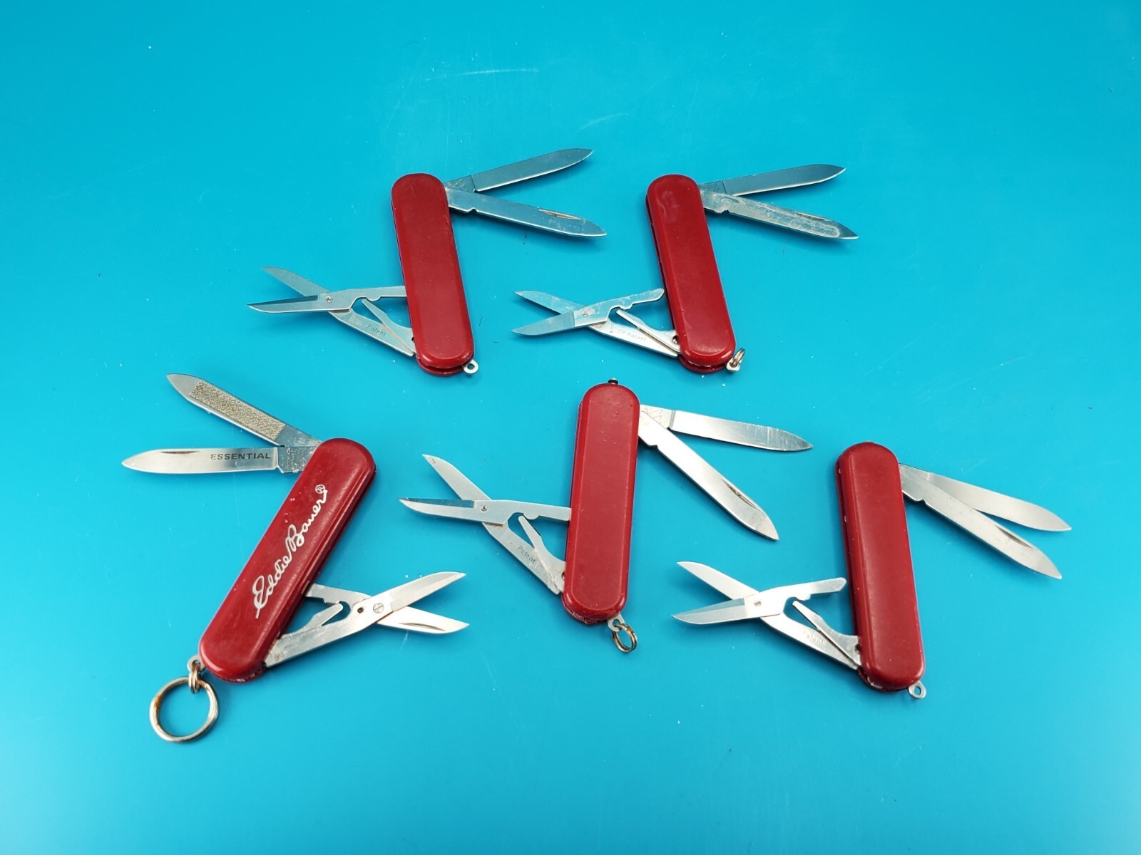 Lot of 5 Wenger Esquire Swiss Army Knife Multi Tools!