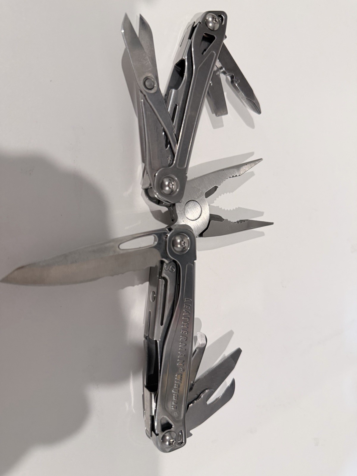The Leatherman Wingman Multi-Tool 14 tool in 1