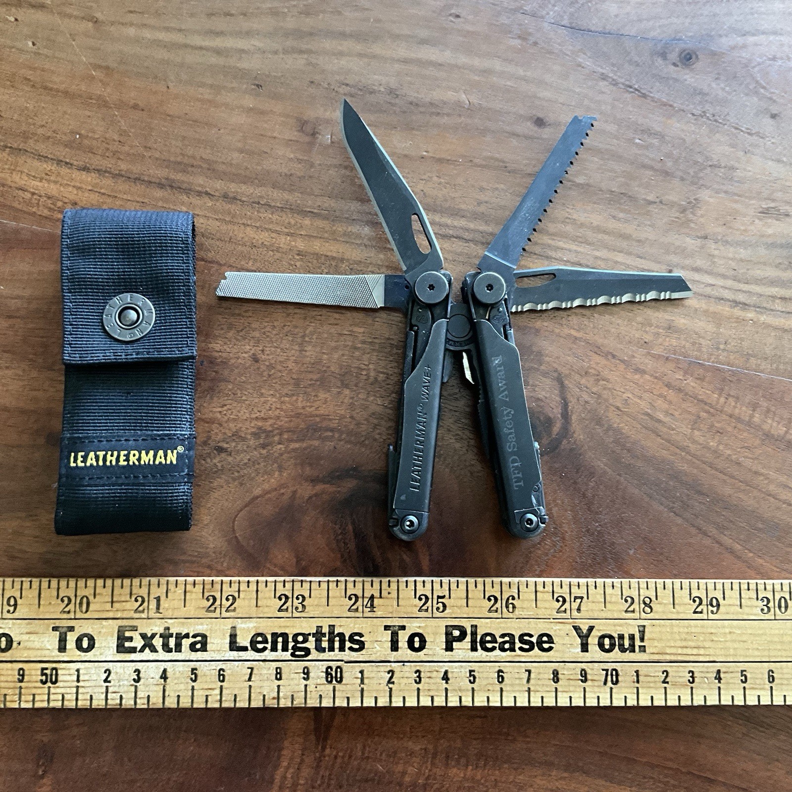Leatherman Wave Plus+ Stainless Multi-Tool Sheath Date Code 0421 (April 2021)