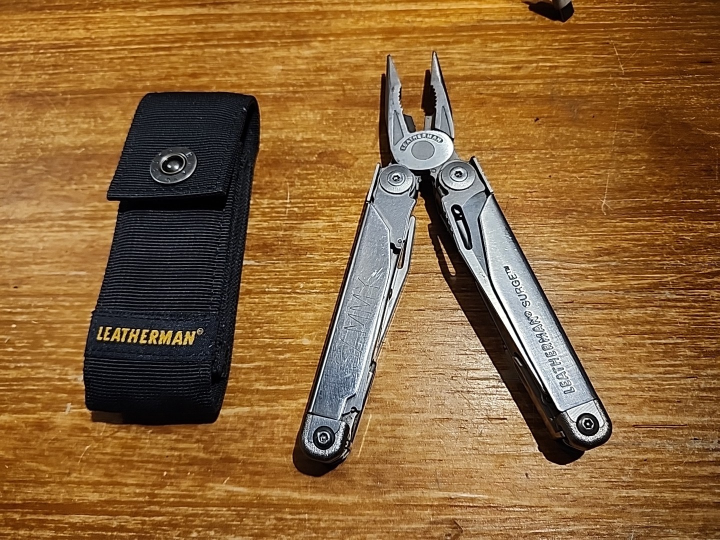 Leatherman Surge Multi-Tool – Used, Stainless Steel, Good Condition, With Pouch