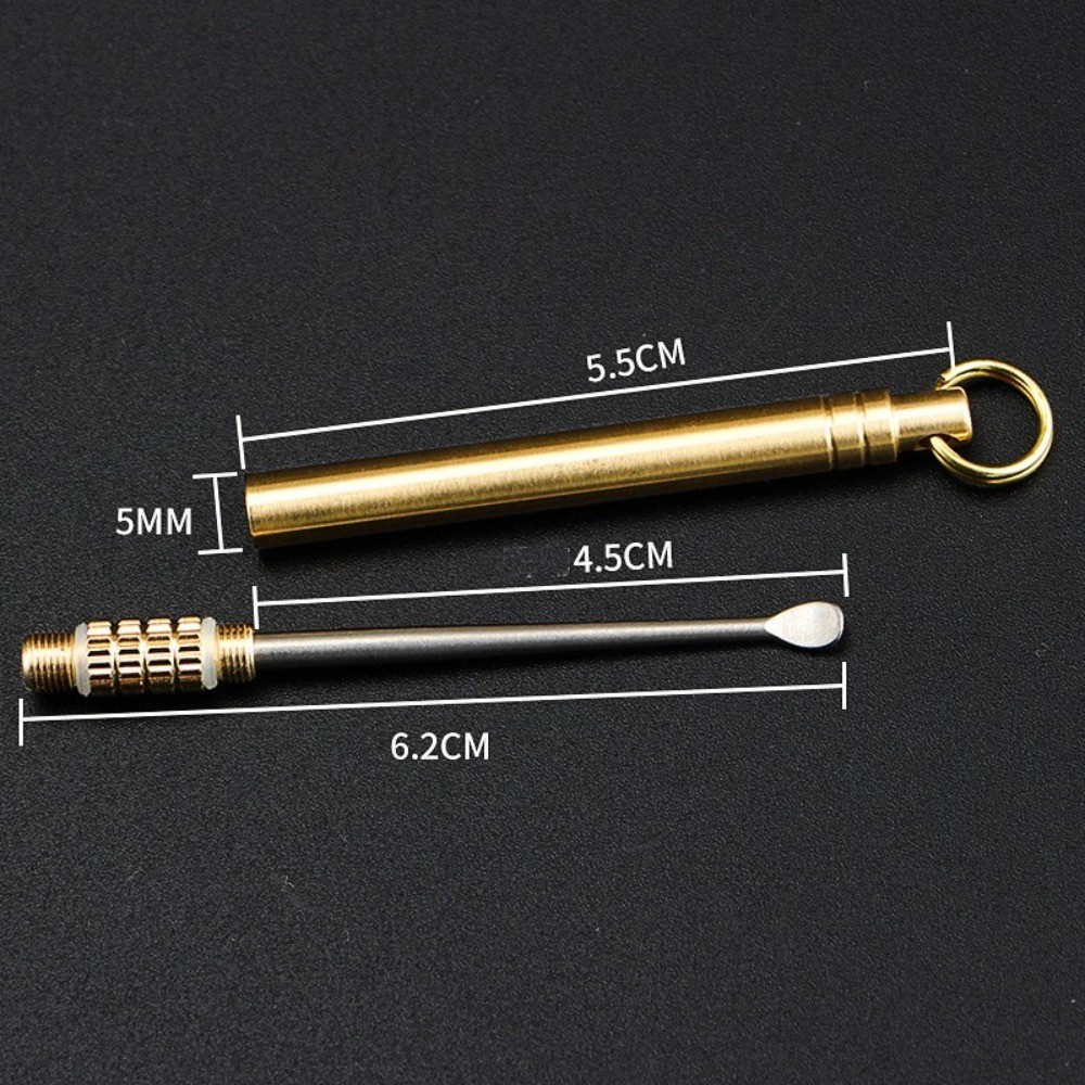 EDC Titanium Alloy Earwax Cleaner Ear Pick Wax Remover Spoon Clean Health