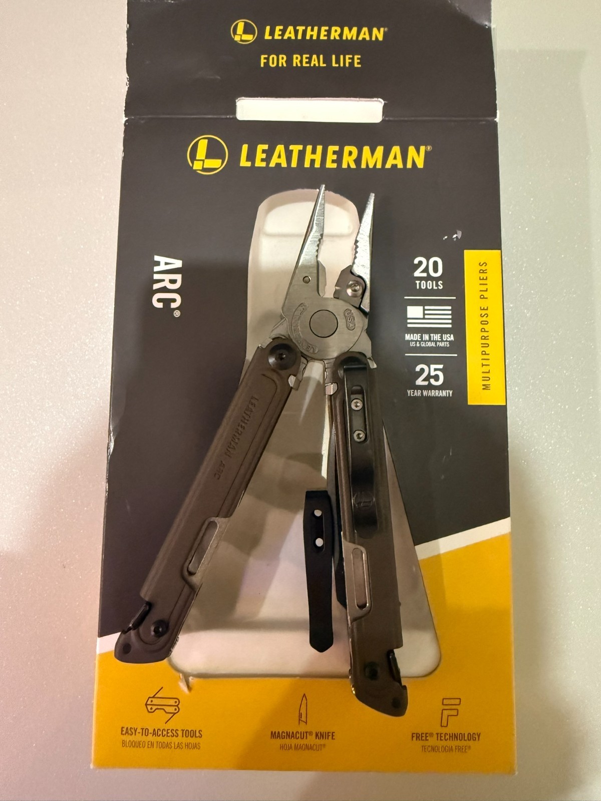 Leatherman Arc Talos Multitool Knife with Lynch NW Titanium Clip – New in Box