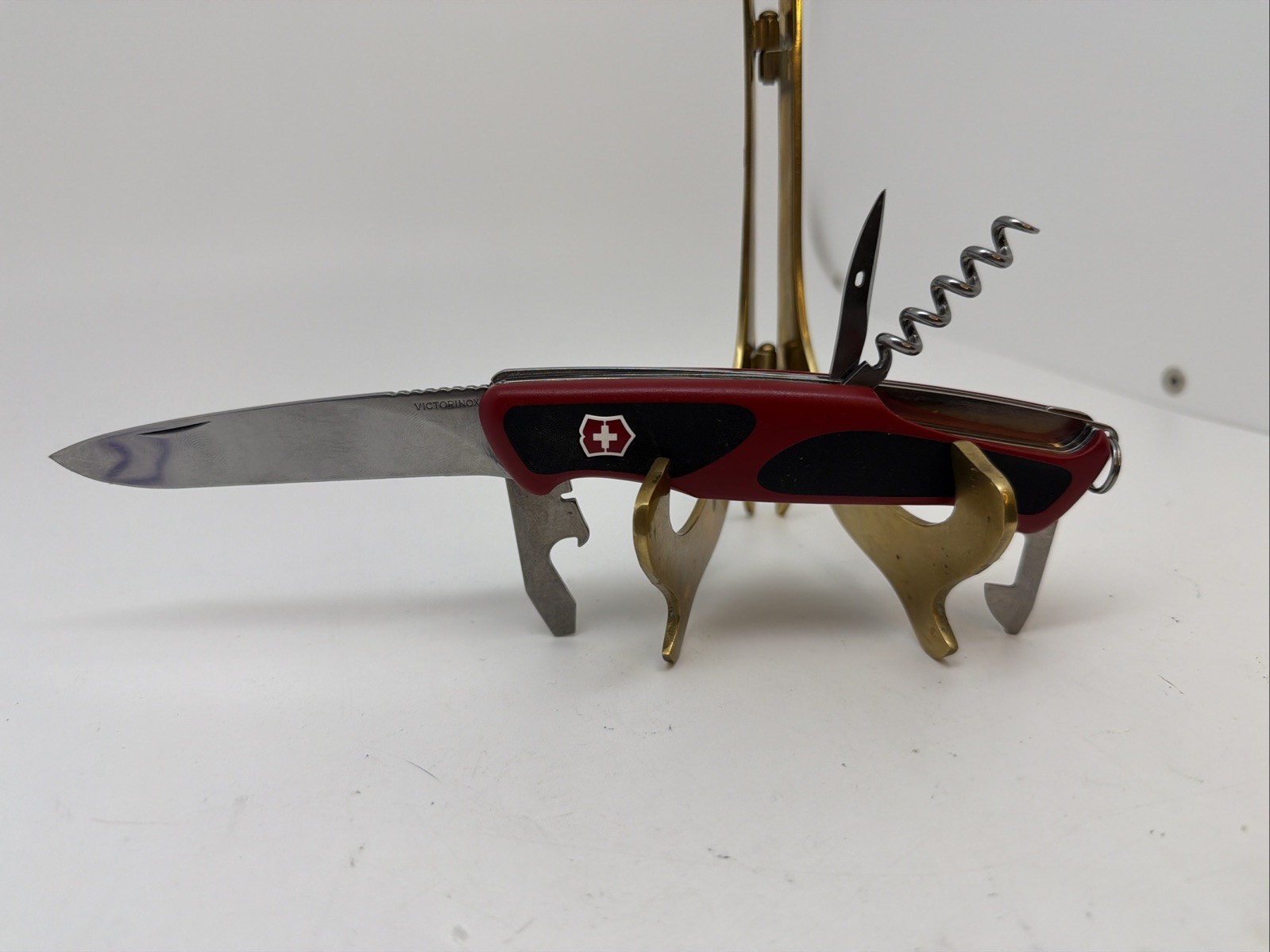 Victorinox Swiss Army Knife RangerGrip Pocket Knife Red &black