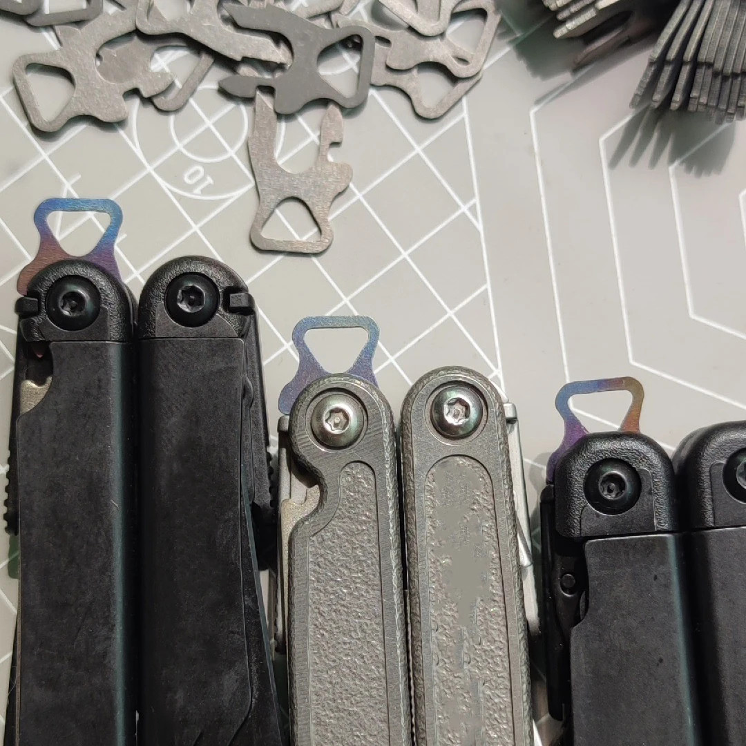 Titanium Lanyard Loop For Leatherman Charge TTI Wave Surge
