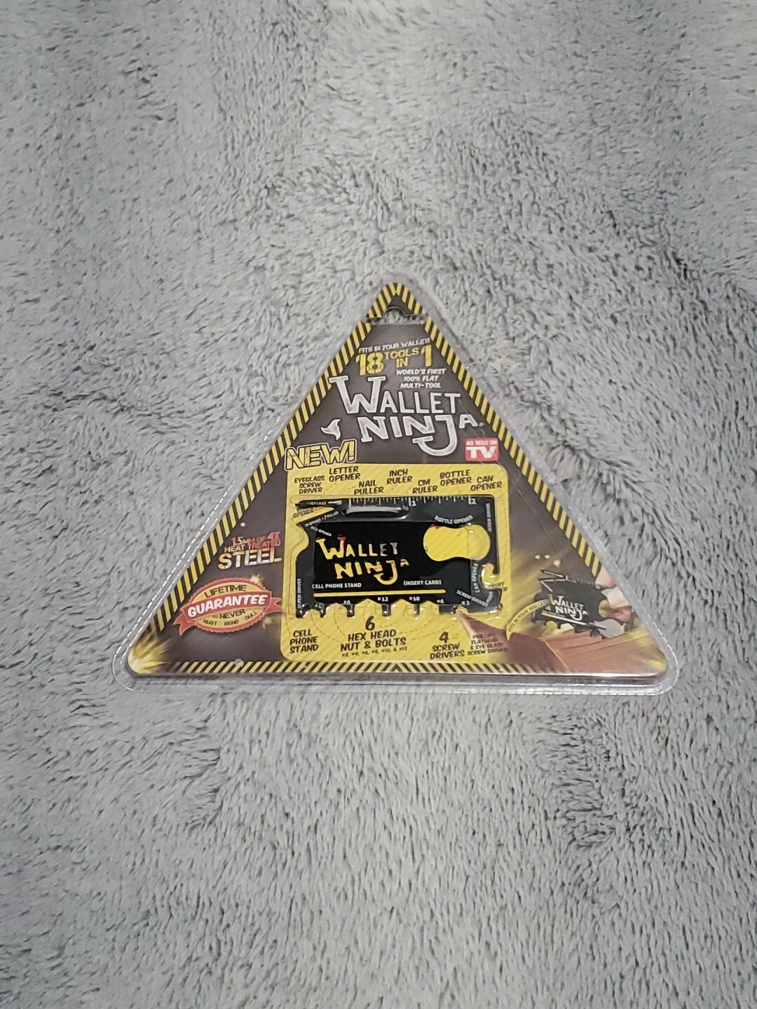WALLET NINJA – 18 Tools in 1 Flat Multi Tool, AS SEEN ON TV, Fits in Your Wallet
