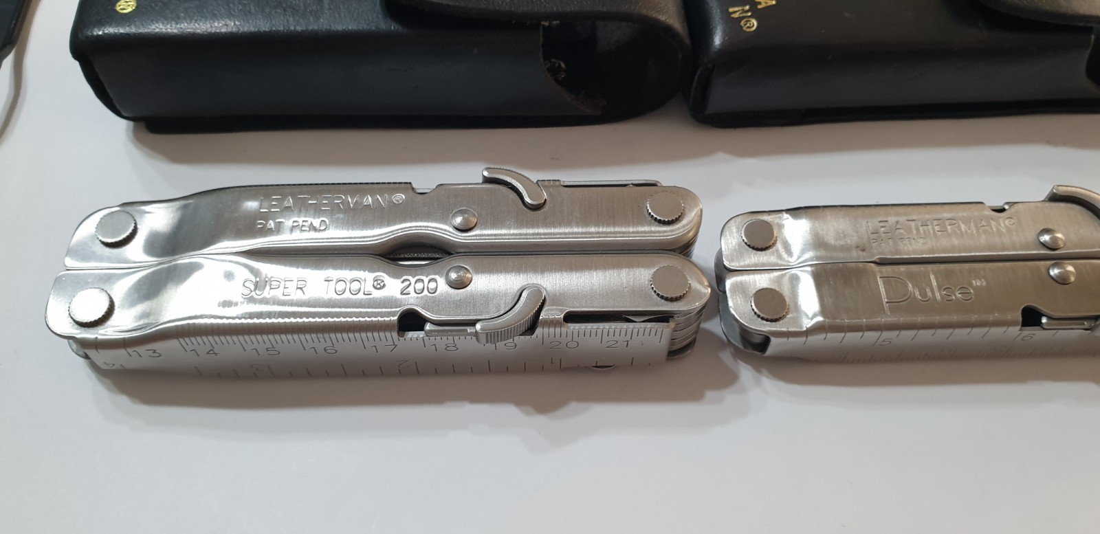 🔥🔥🔥 Leatherman Super Tool 200 & Pulse Set Unique Locks Rare Not Used