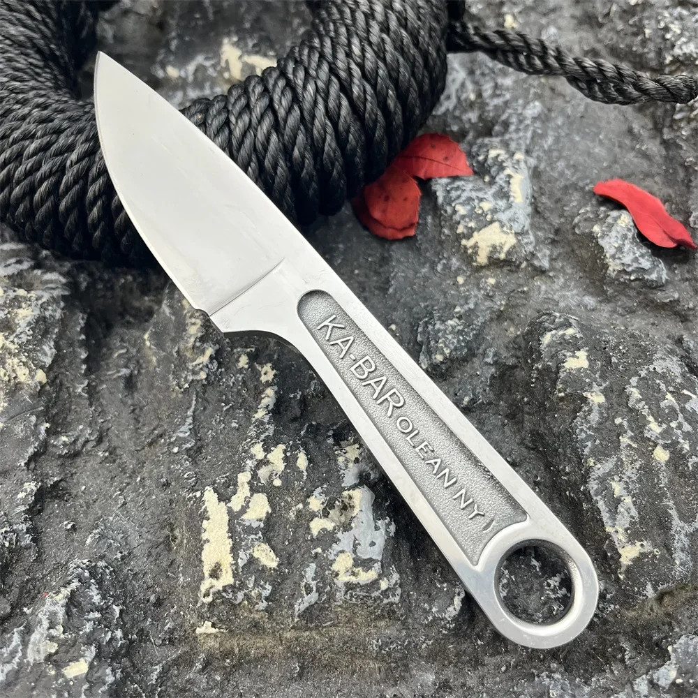 1119 Wrench-Style Outdoor Camping Knife 5Cr13MoV Steel Monoblock Blade Ideal for