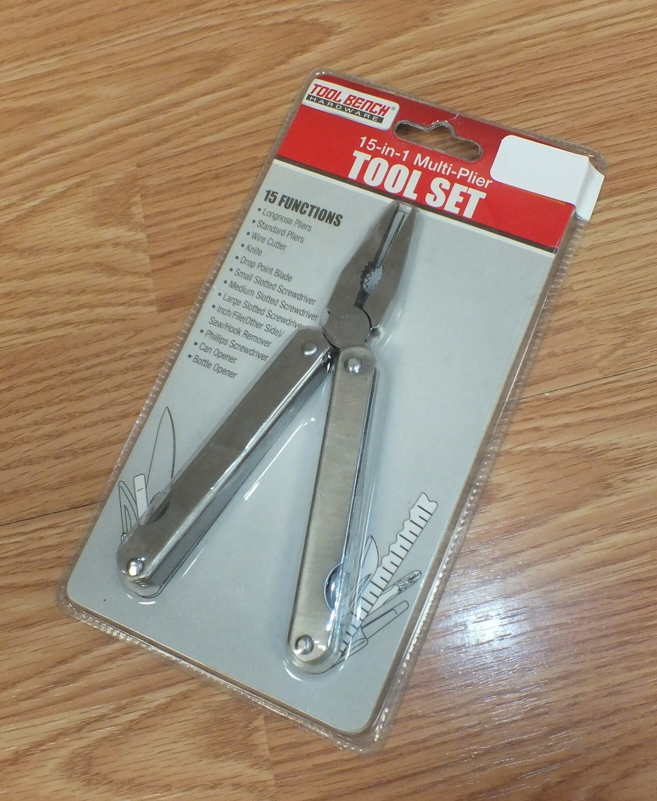 Tool Bench Hardware 15 Function 15-in-1 Multi-Plier Tool Set **NEW**