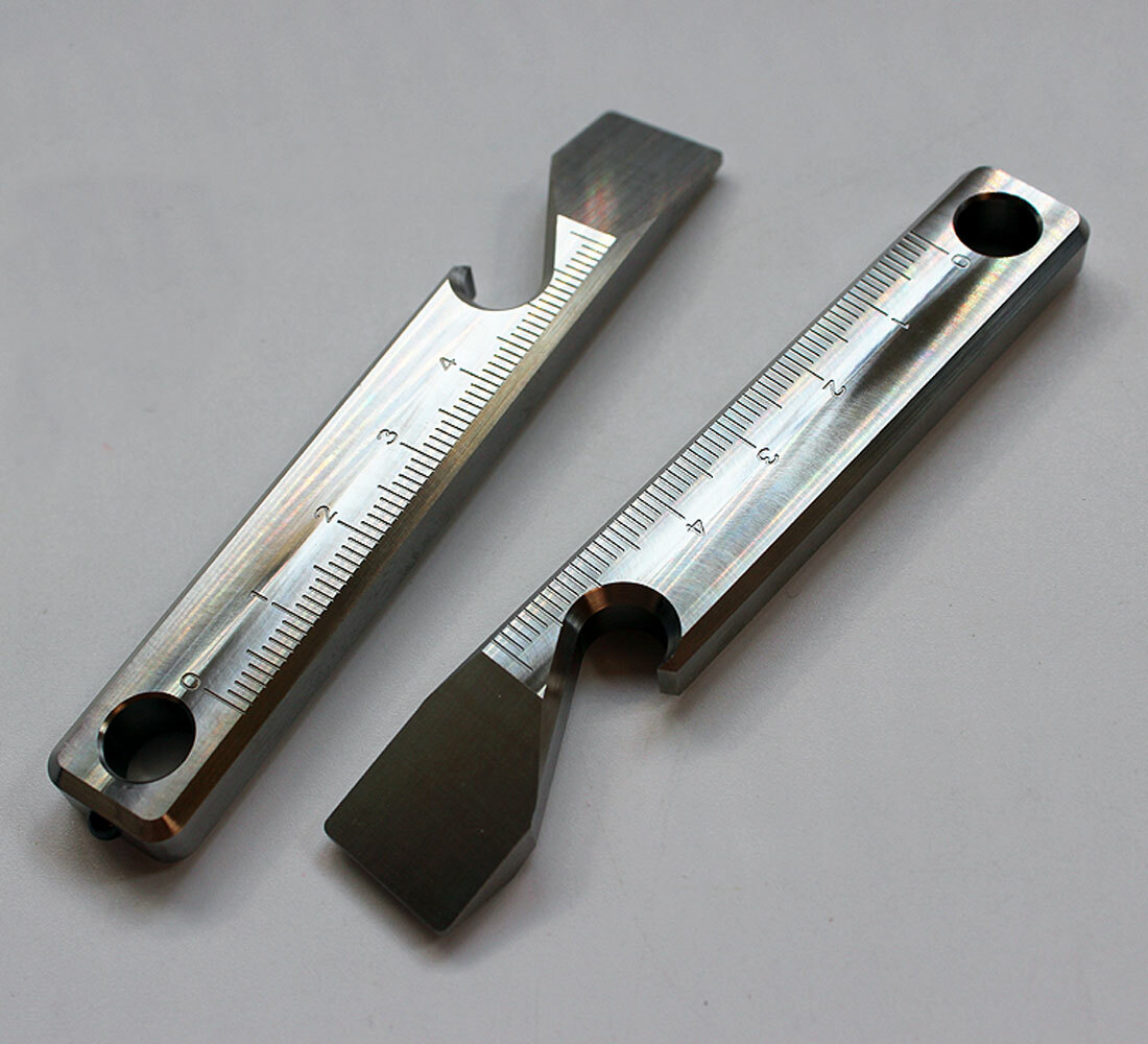 EDC Tool TITANER Alloy Pocket Titanium Pry Bar Crowbar Multi Tools Ruler Opener