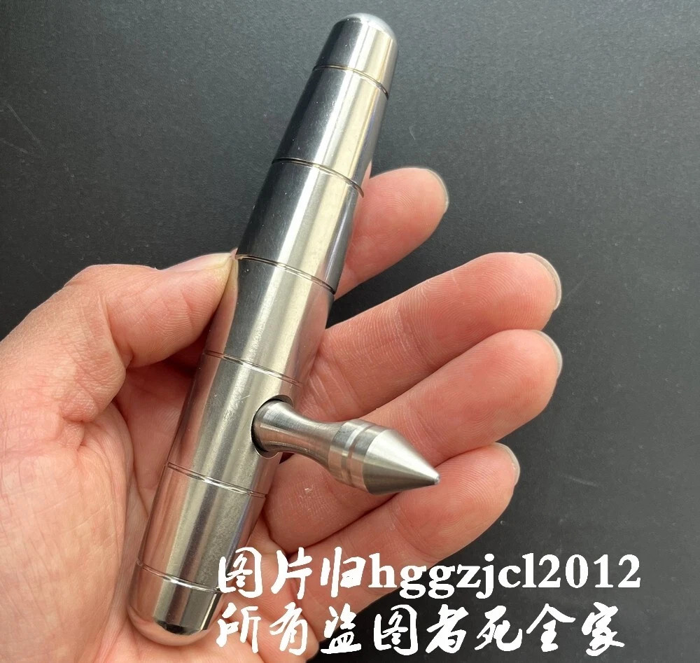 EDC Stainless Steel T Crutche Outdoor Pocket Short Sharp Cool Stick Safety