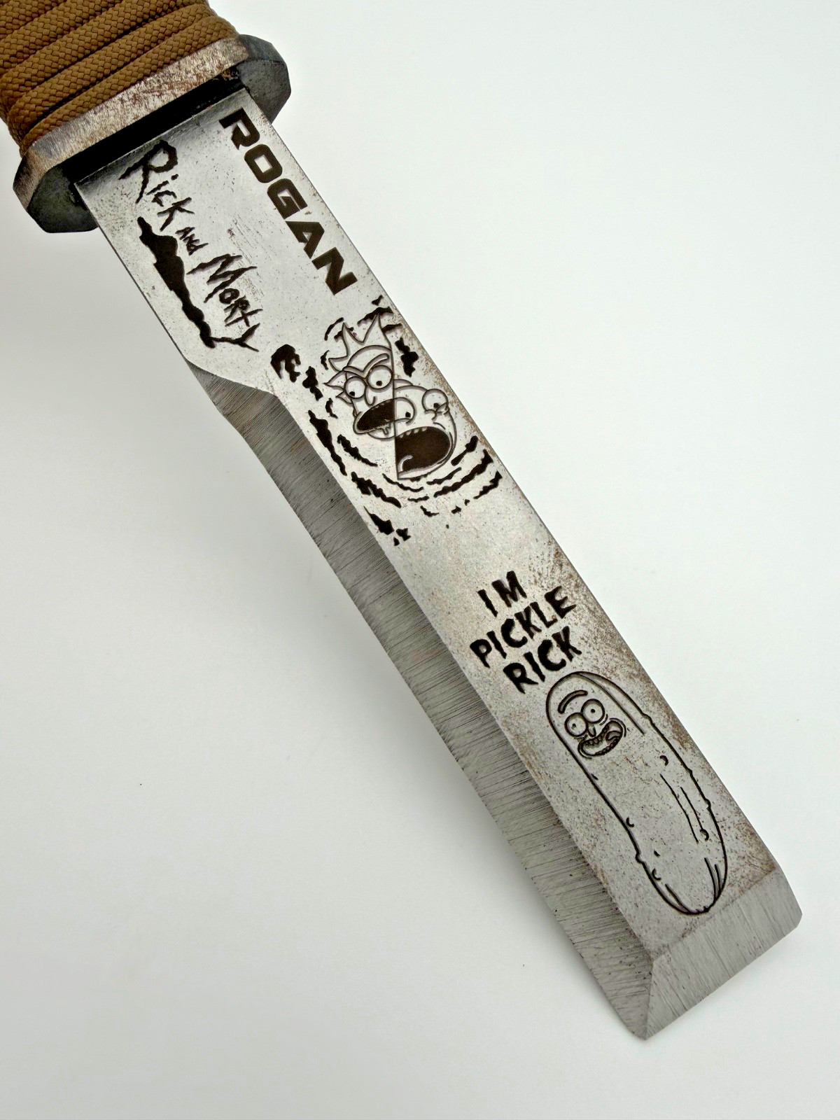Custom 1 of 1 Rick and Morty Pickle Rick Rogan EOD Multipurpose Pry Tool NEW