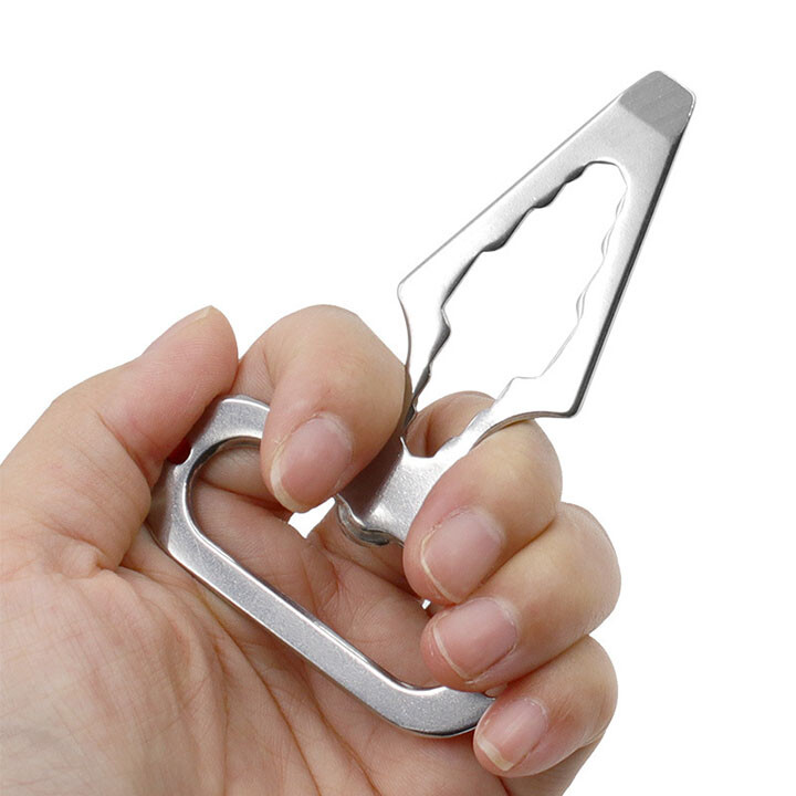 Stainless Steel Keychain Wrench For Infected Indoor/Outdoor Surfaces Durable