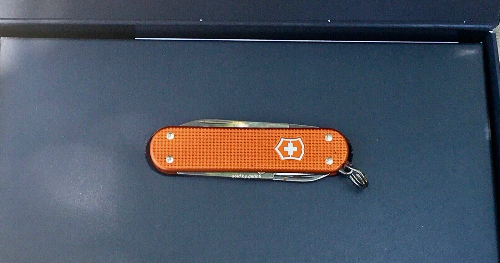 Swiss Army Knife, L.E. Classic Orange Alox Victorinox, 0.6221.L21, New In Box