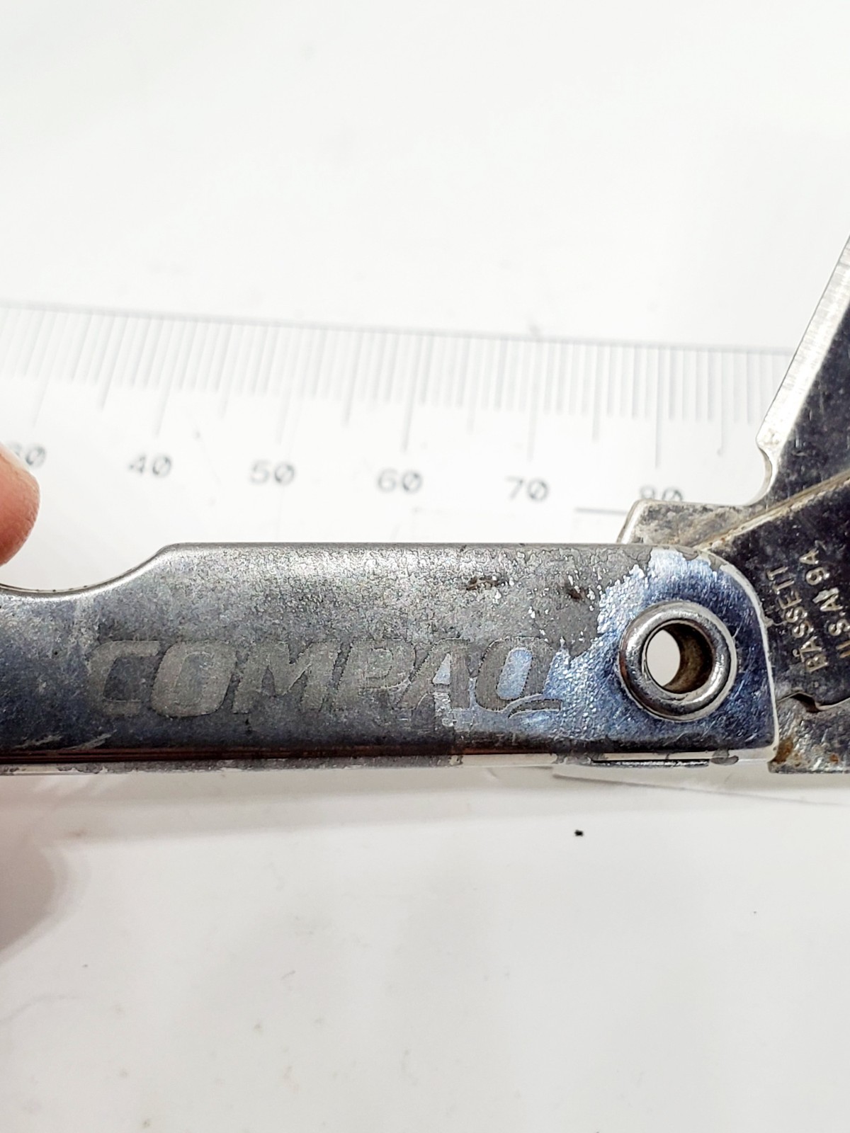 Bassett USA 94, Trim 3-Tool Stainless Steel Pocket Knife