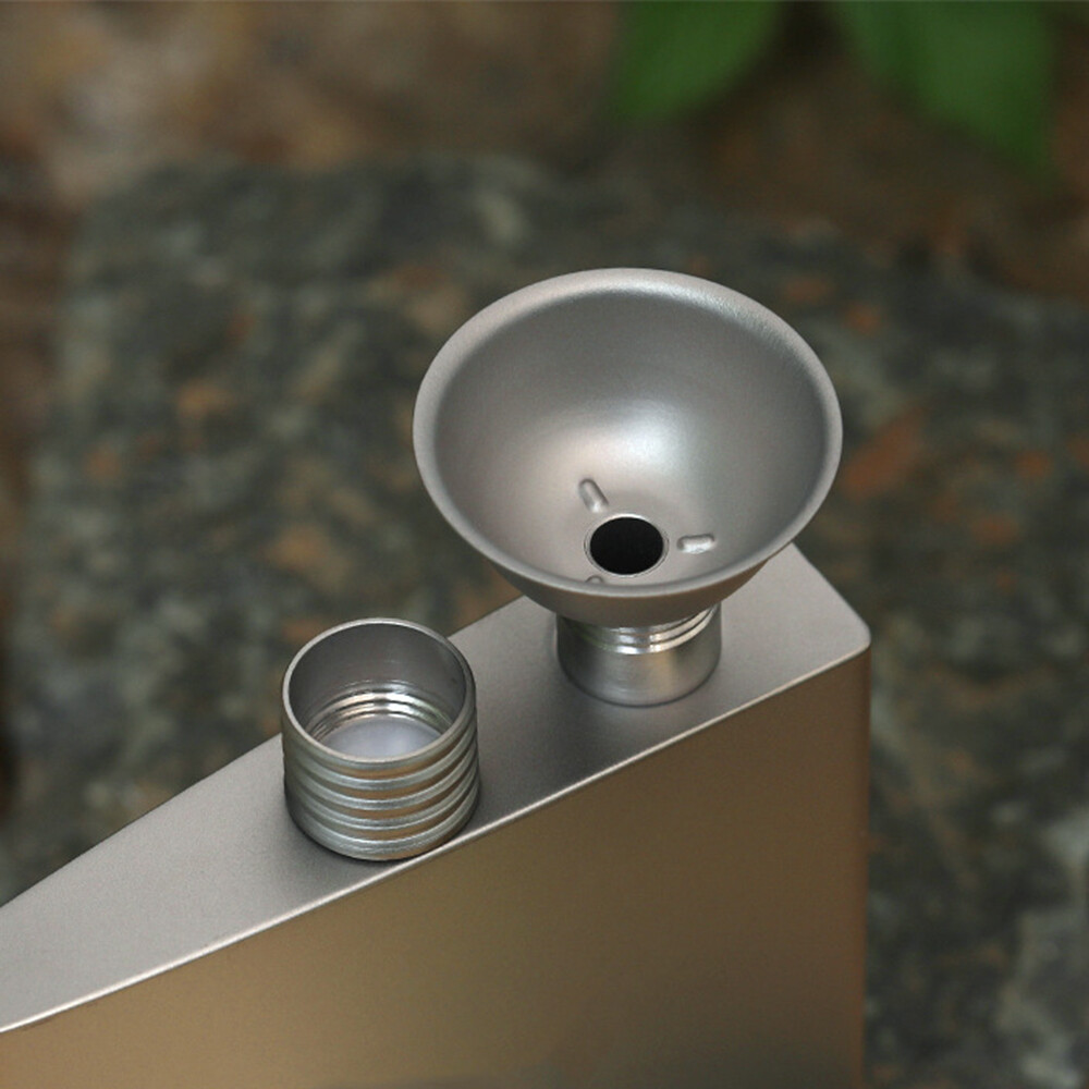 Lixada Titanium Funnel Wine Liquid Filling Funnels for Bottles Flasks Containers