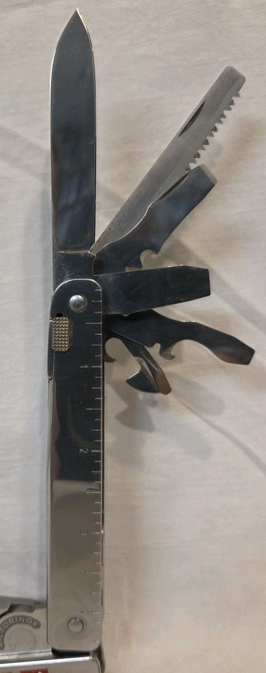 Victorinox SwissTool Swiss Army Knife Multi Tool Pliers, Ruler, Knife + used