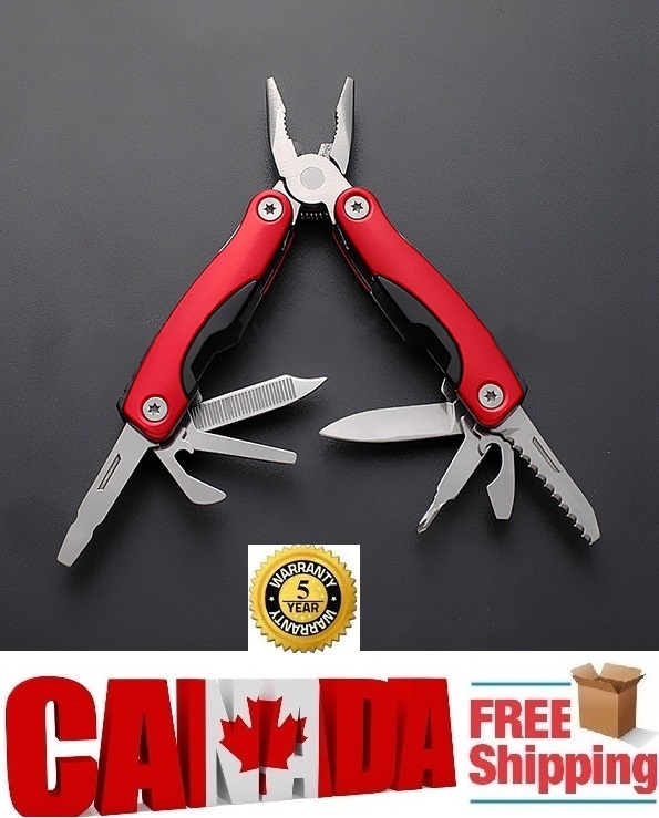 9 In 1 Portable Pocket Multi Tool Plier Survival Camping Travel Life Tools