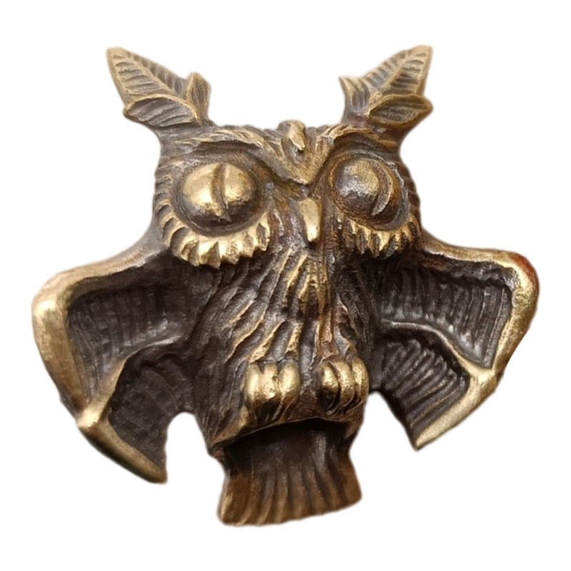 Light Weight Owl Shape Lanyard Beads Fashion Brass Parachute Cord Beads Enduring