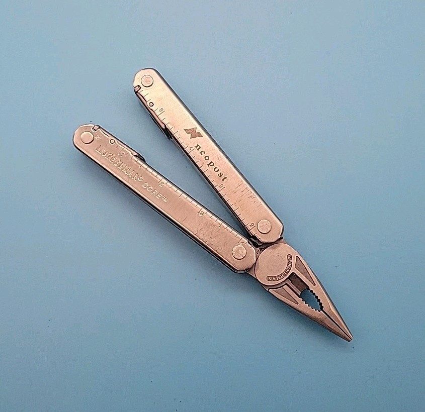 Leatherman Core Multi-Tool -Dated 1105 – Silver – RETIRED – Logo: Neopost