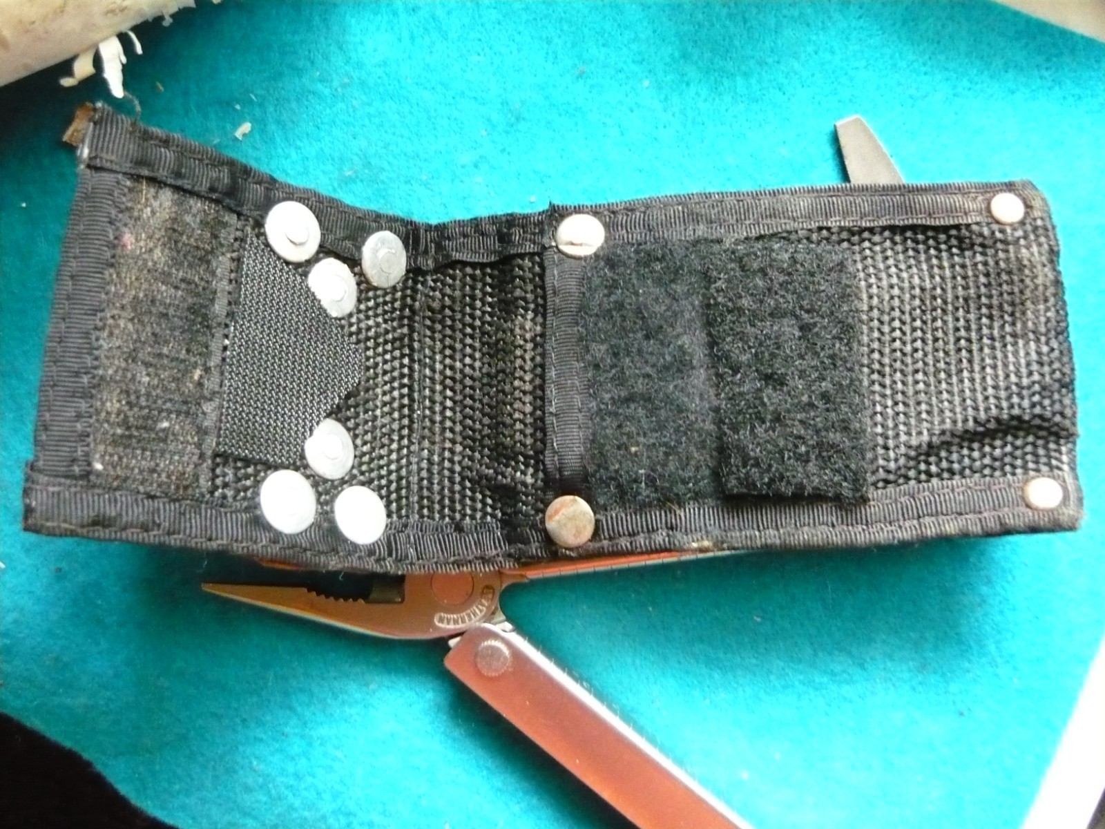 *** Original Leatherman knife Multi Tool Portland OR nylon sheath USA***0803