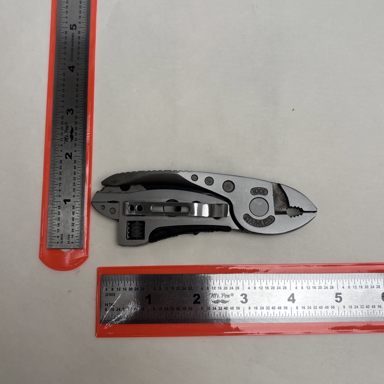 ABKT Multi Tool Set Adjustable Wrench Screwdriver Pliers Knife Survival Gear