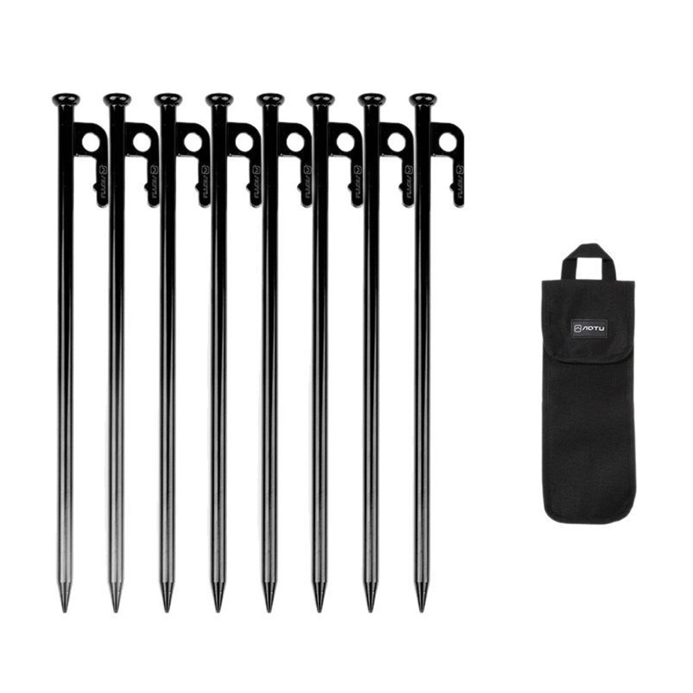 30CM Ground Nails for Camping with Enhanced Hammering Top for Easy Setup