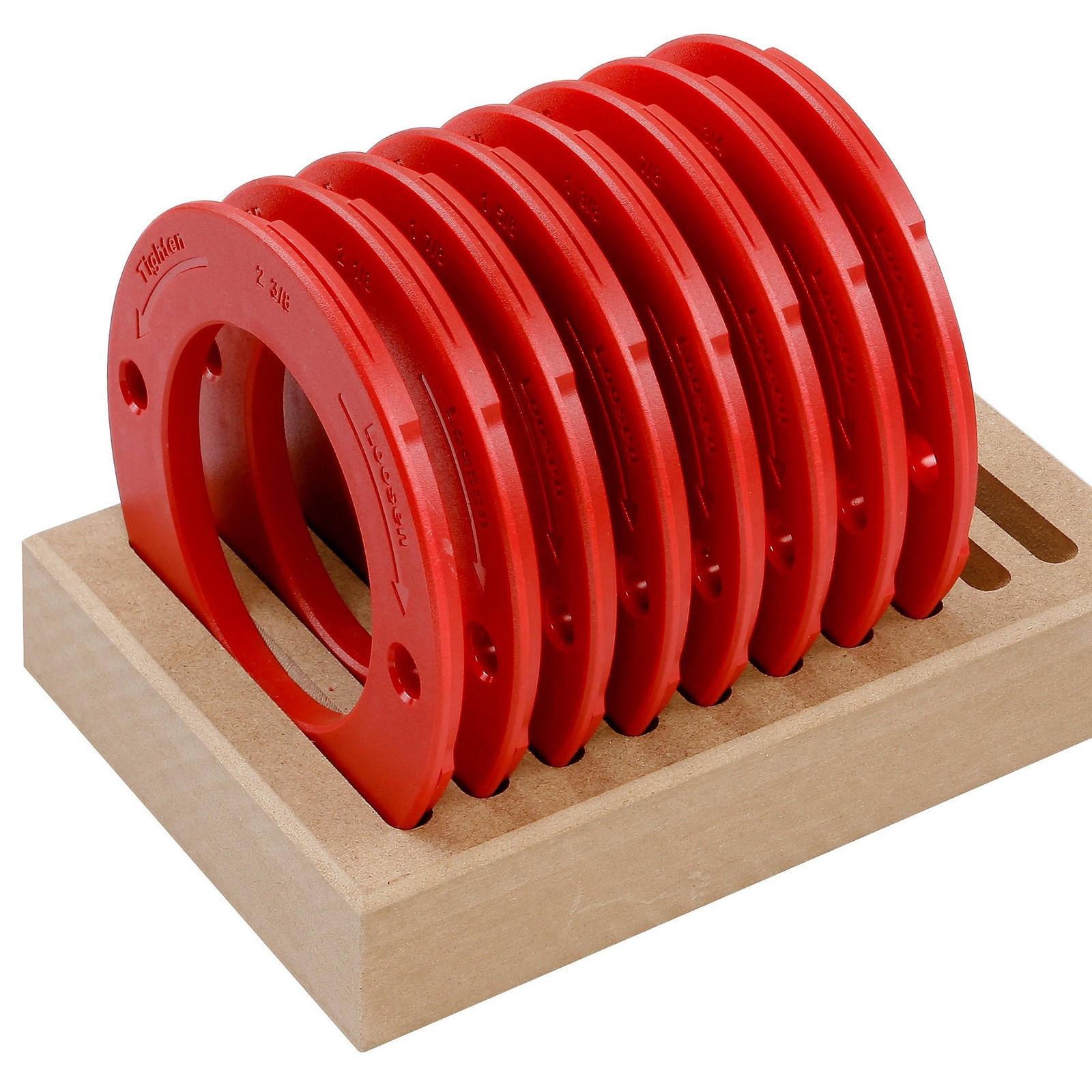 Precision Woodworking Tools TLRSET-ML Molded Twist Lock Ring Set for Router L…