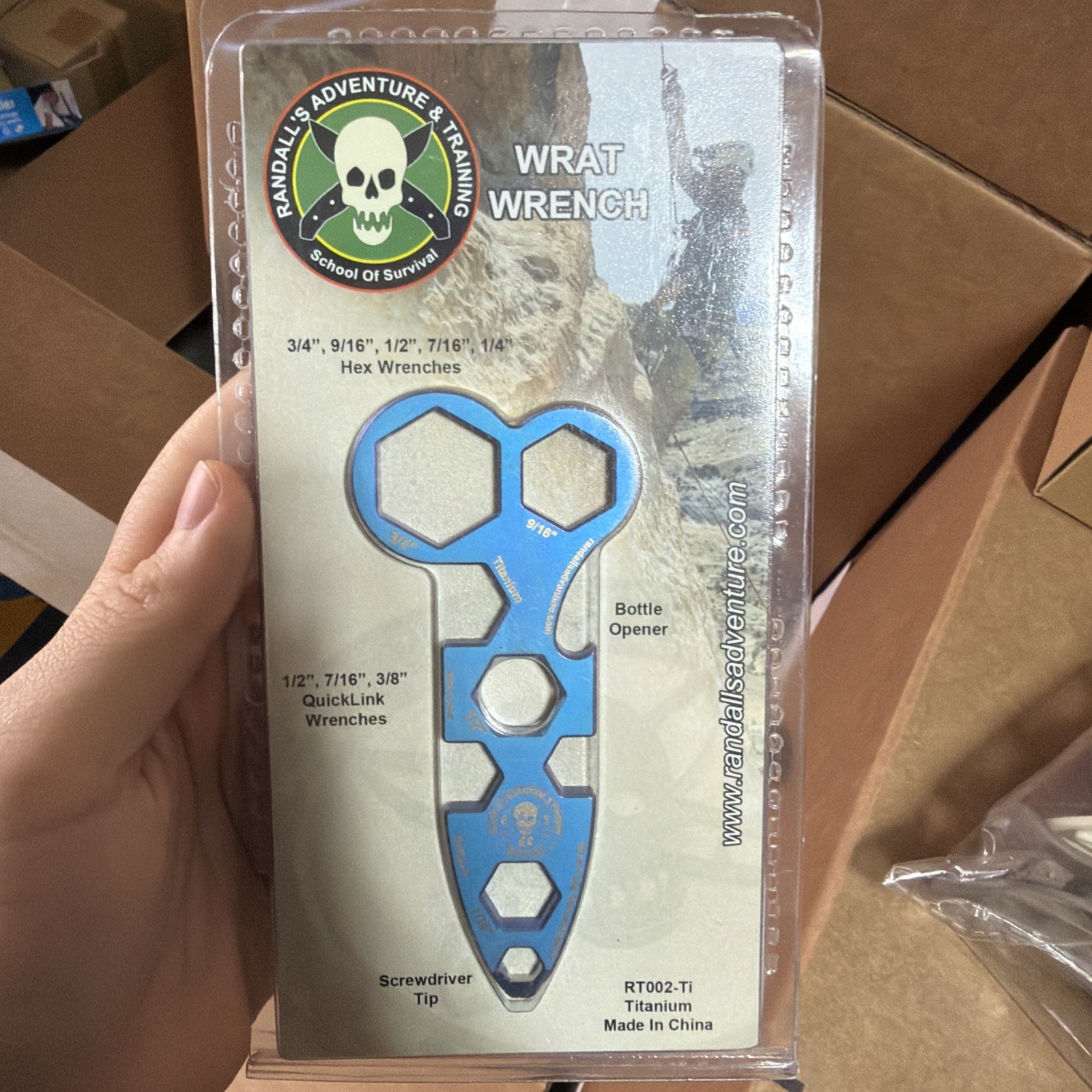 WRAT Wrench Multipurpose Tool (Titanium-Blue) 20