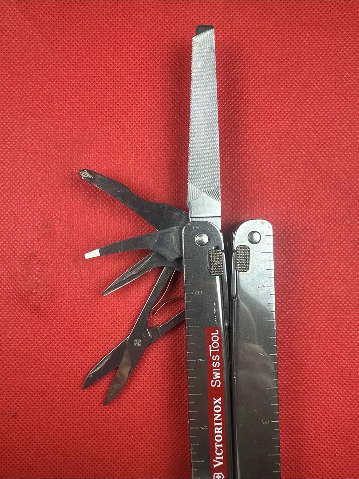 Rare 1998 Victorinox Swiss Tool X 3.0327 Multi-Tool, Scissor, Knife, Plier