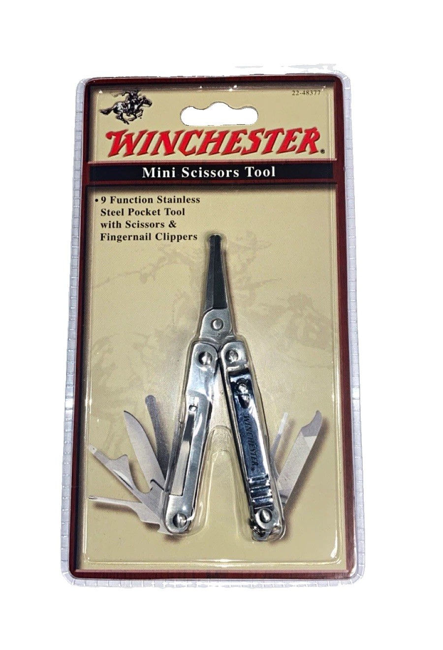 Winchester Mini Scissors Tool 9-Function SS Multi-Tool.