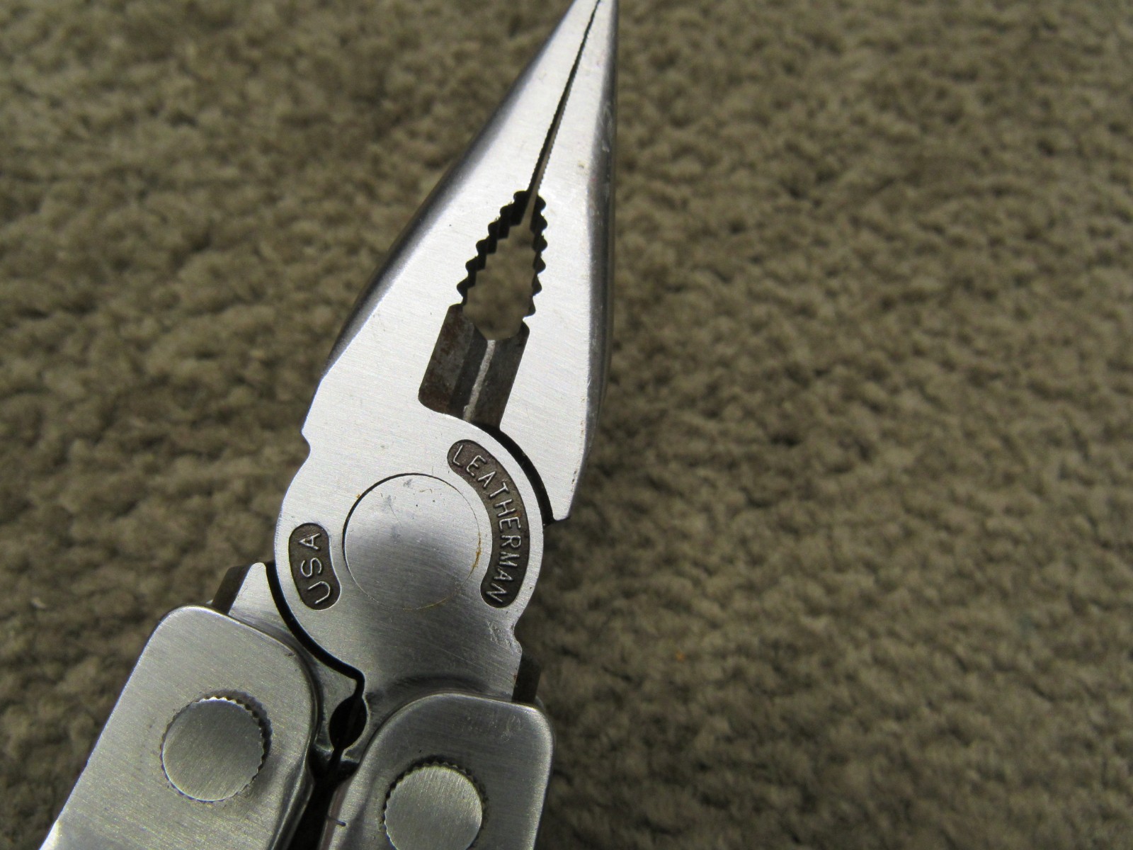 Leatherman Supertool Multi Plier Missing Saw Blade No Sheath 02/ 1995 Dated USA