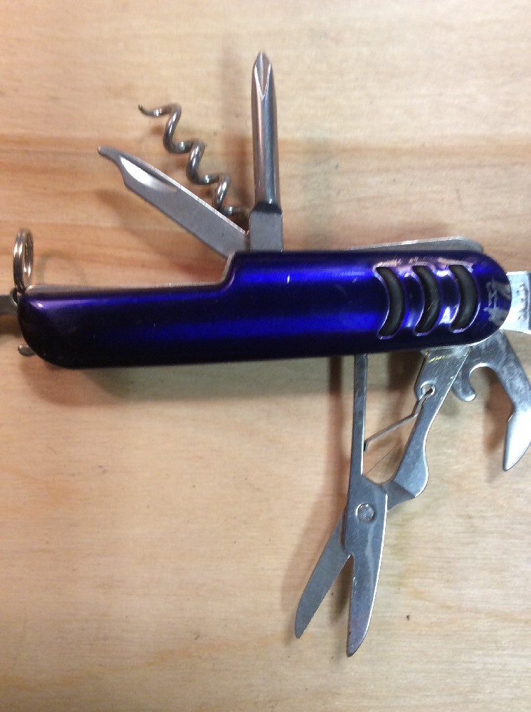 Clearwater Mortgage Inc Myron Stainless Steel 7 Multi Tool Pocket Knife Keychain