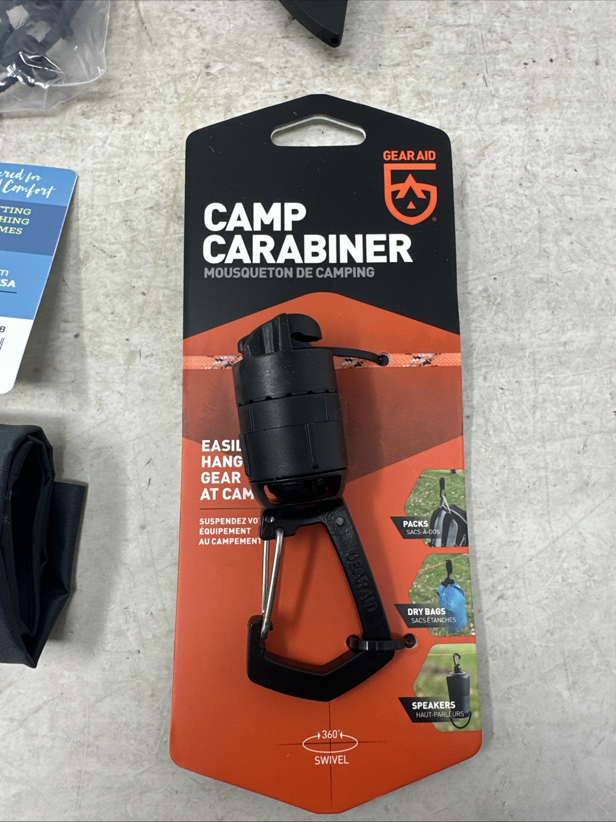 Camping Gear (Ace Field Knife, Camp Carabiner, Re-ties, V-seat – 122