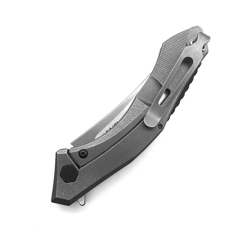 Titanium CNC Pocket Clip for Zero Tolerance ZT 0350 Knife Replacement