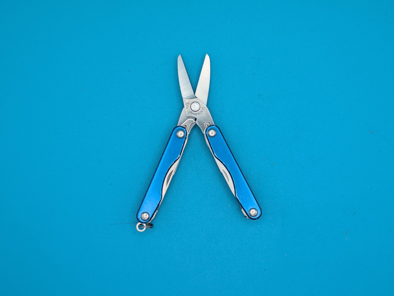 Leatherman Squirt S4 Multi-Tool, Key Ring, Retired, BLUE!