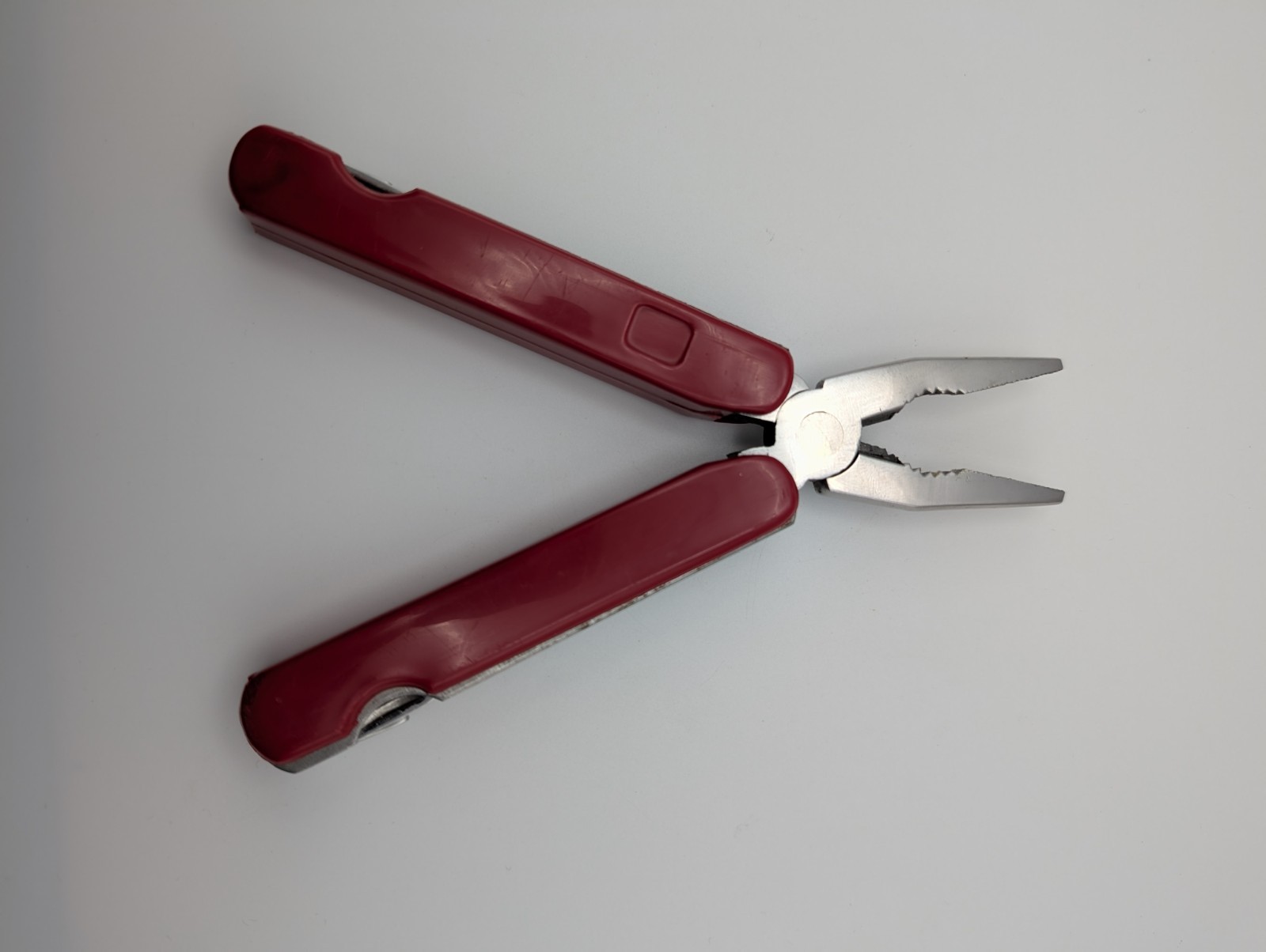 Vintage Huangiu 838 Stainless Steel Multi Tool Pliers Knife Screwdriver File w/