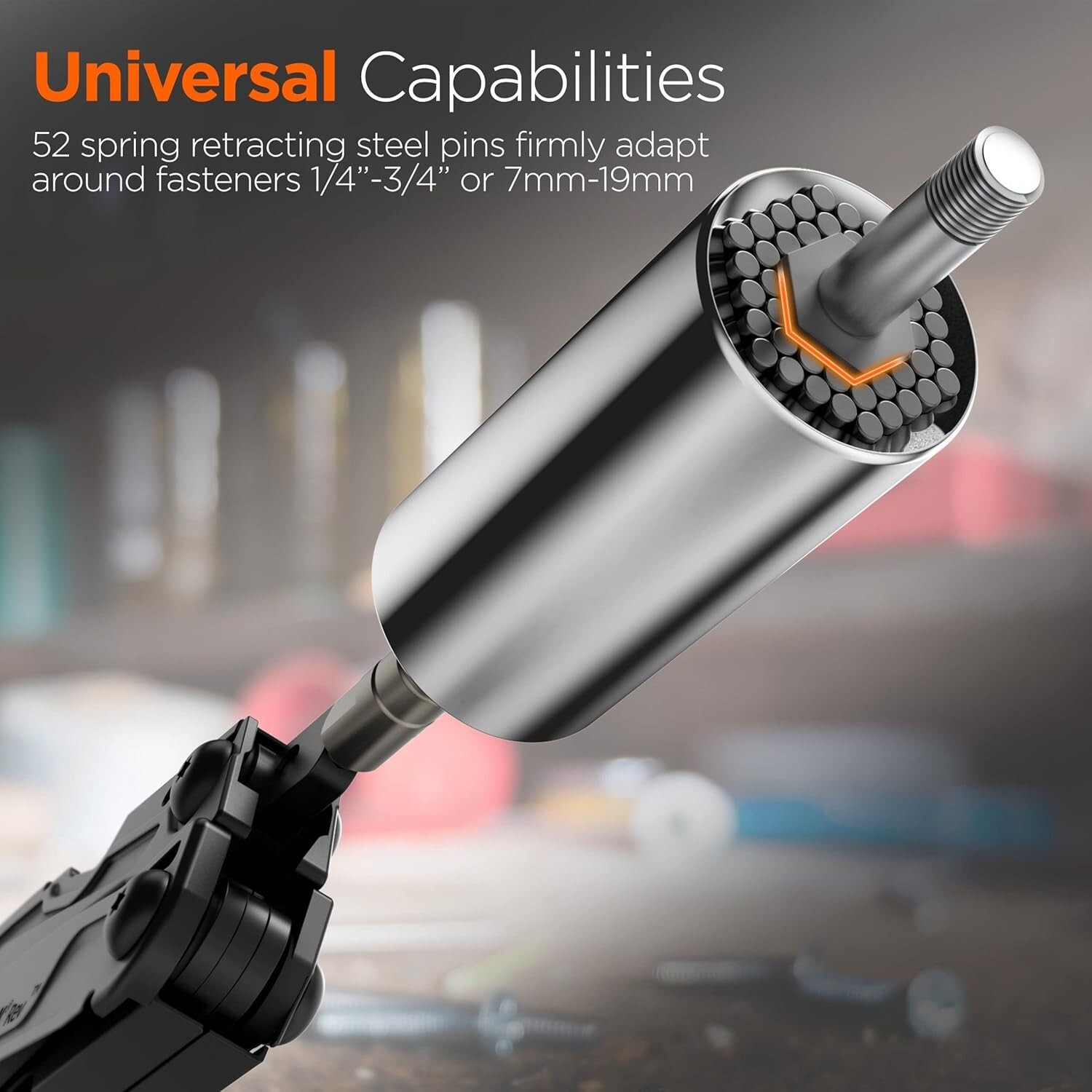 Universal Socket Adapter Compatible W/ Leatherman Flat Bit Multi-Tool Accessory