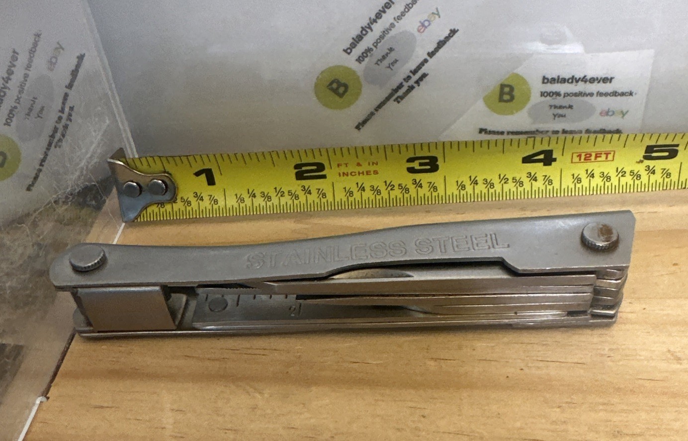 Stainless Steel Multi-tool Heavy Duty 4.5” Closed (2.75” Knife)