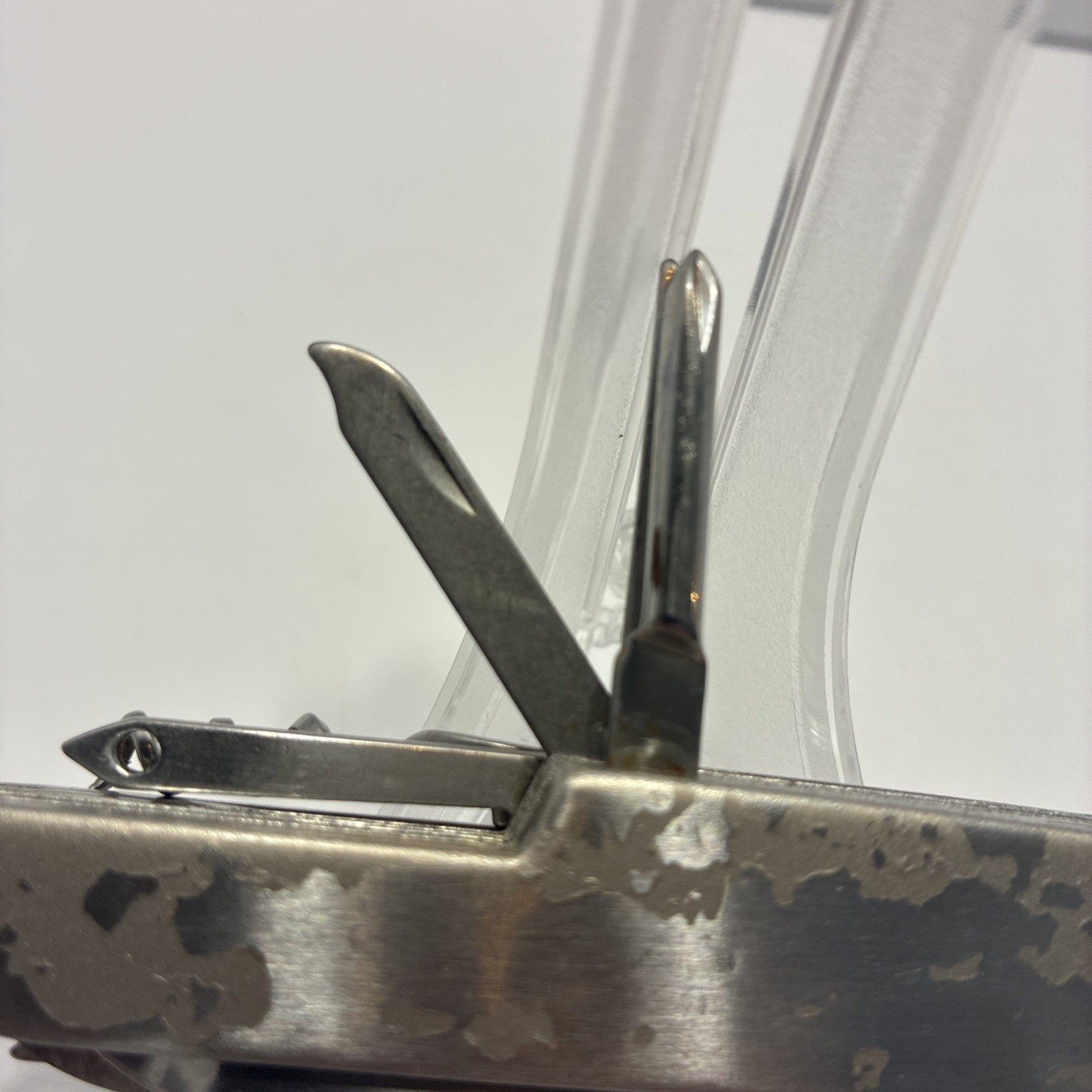 Pocket Multi Tool Swiss Type Knife Silver Army Camp Survival 11 Blades Stainless