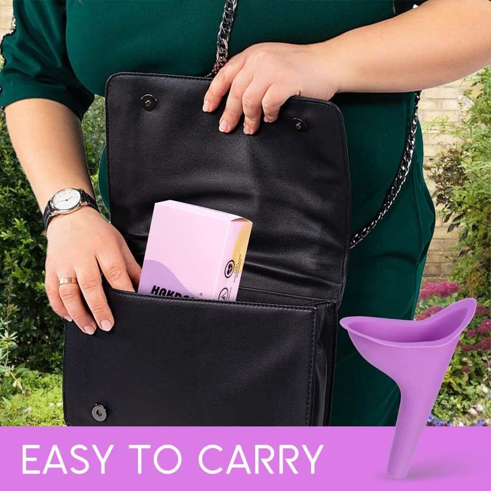 Orinal Para Mujeres 4 Piezas Embudo Femenino Portatil Para Camping Y Viajes