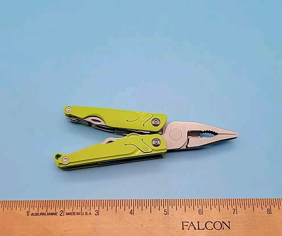 Leatherman Leap Green Multi-Tool – Pliers, Scissors, Knife – Retired!