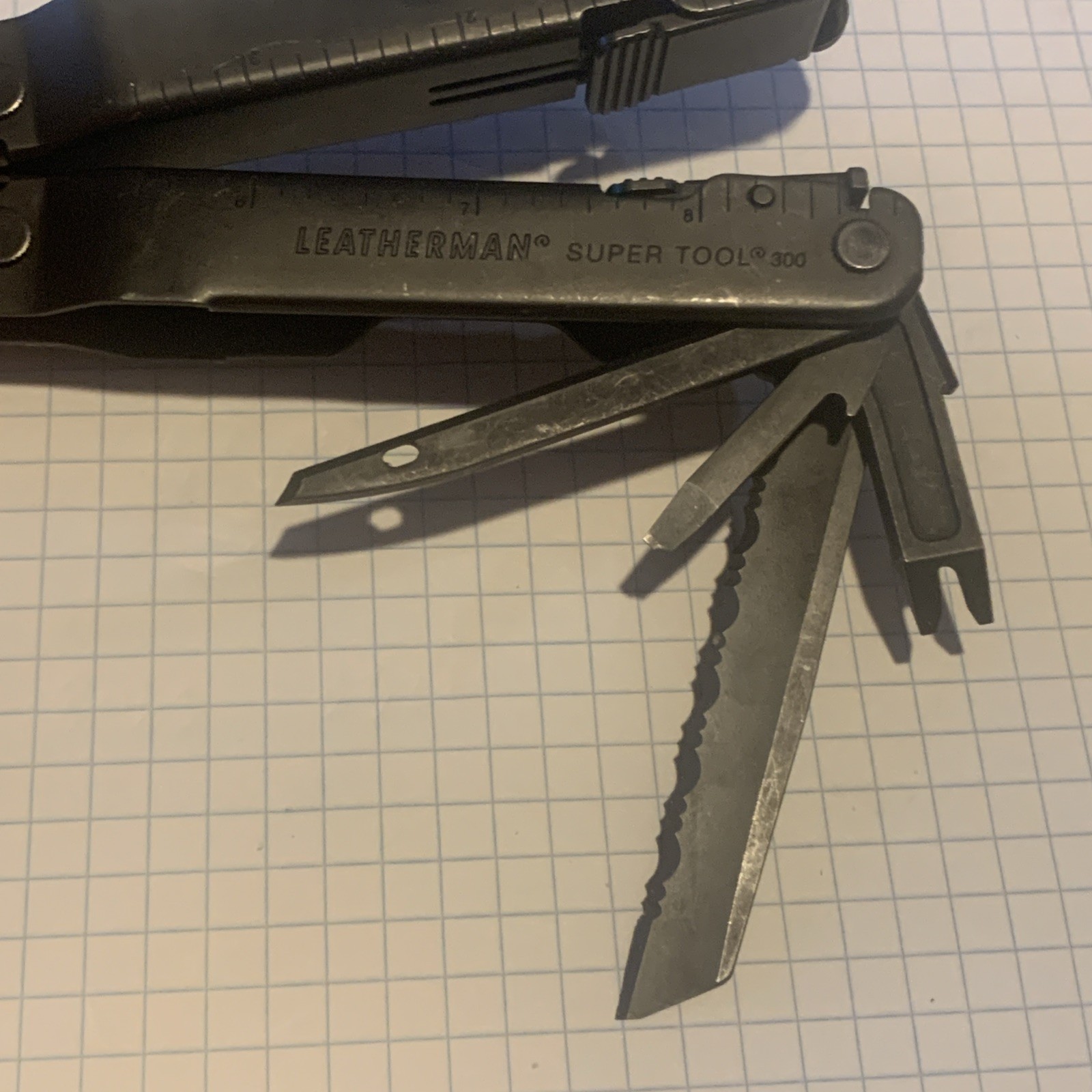 Leatherman Super Tool 300M Multi Tool Black Oxide VGUC