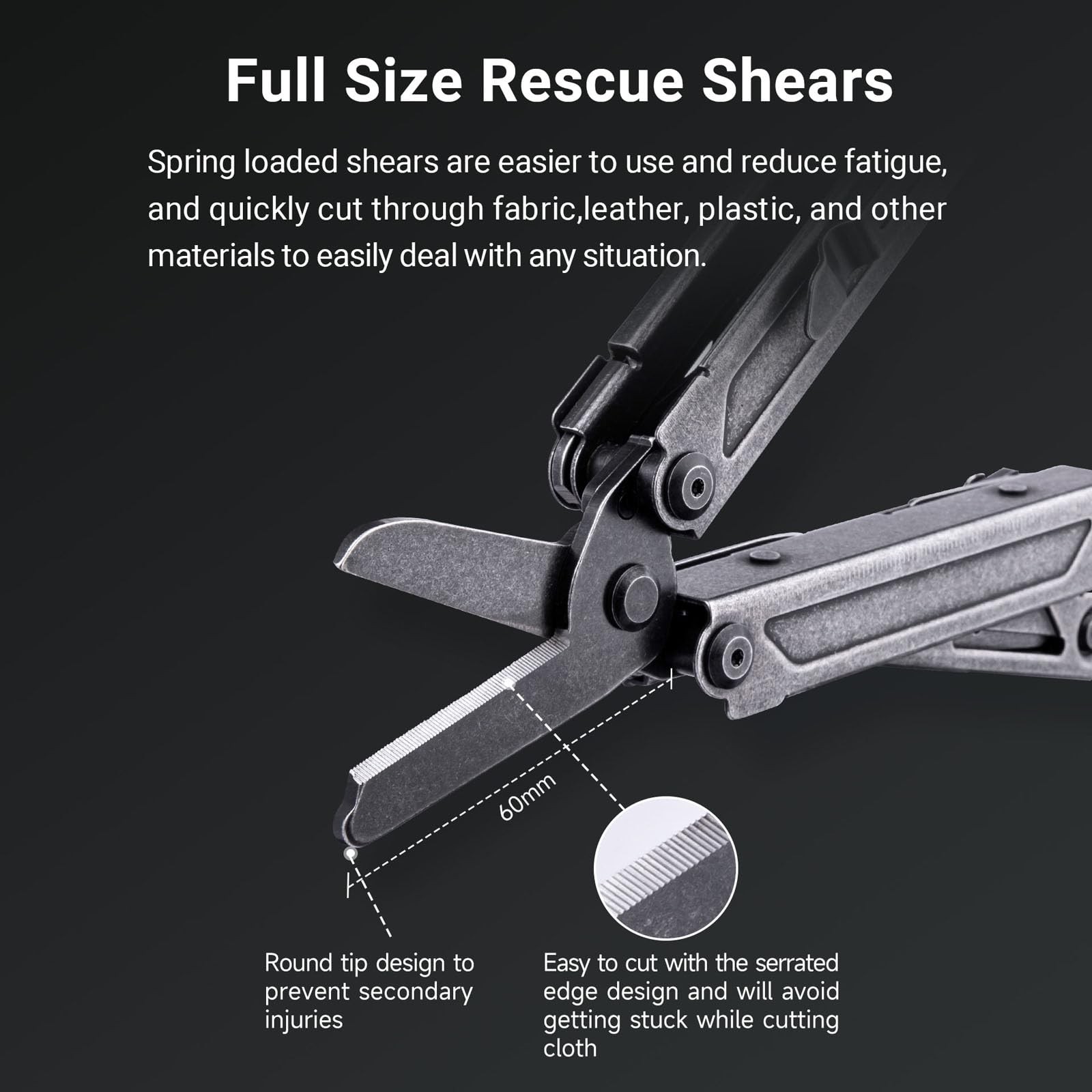 PIONEER 14-IN-1 Multi-tools Heavy Duty Multi tool Set with Scissor Needle Nos…
