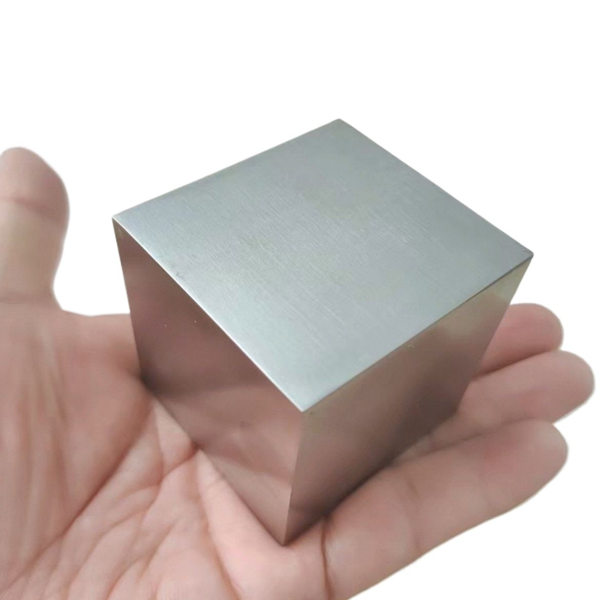 5x5x5cm Solid Titanium Alloy Cube DIY Craft Artwork