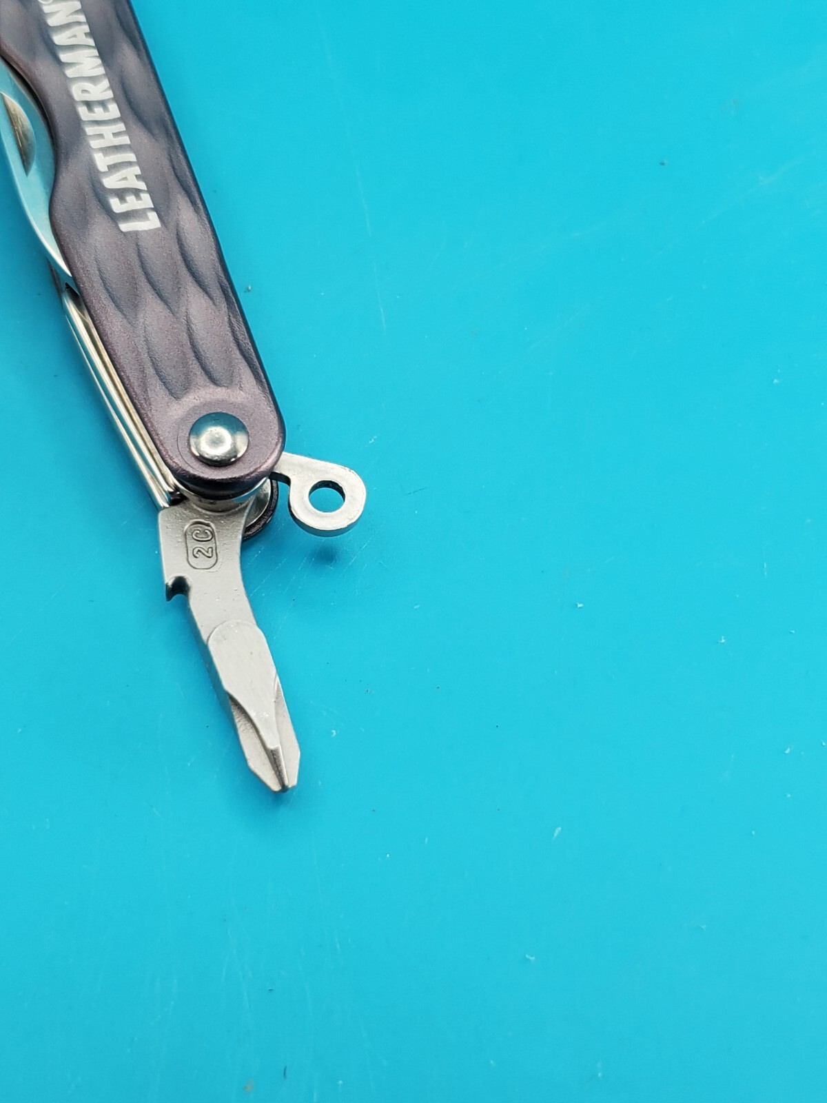 Leatherman Juice C2 Granite Gray Multi Tool! RETIRED! With Leather Sheath! MINT!