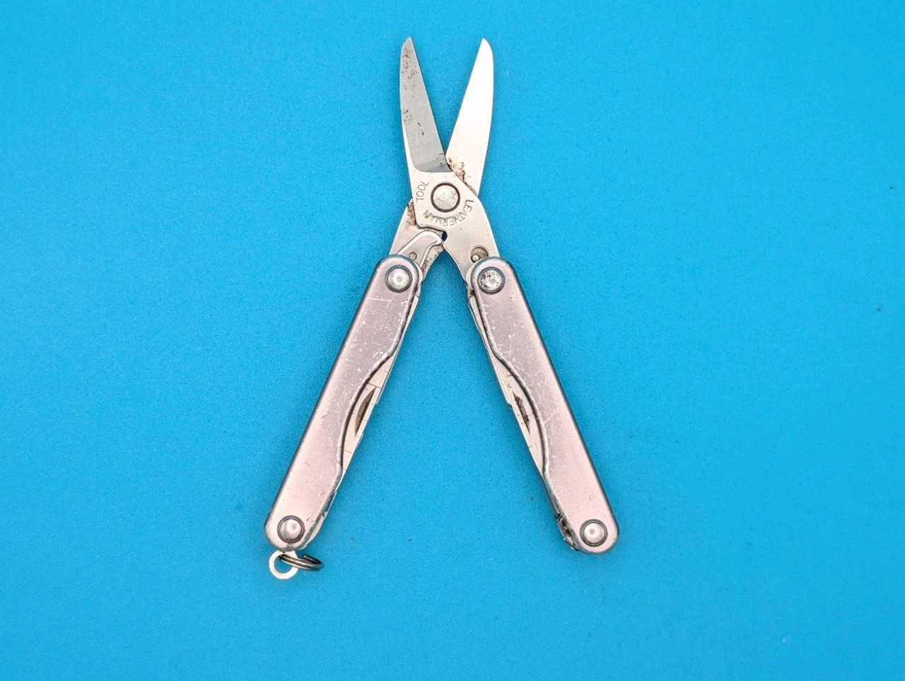 Leatherman Squirt S4 Multi-Tool, Key Ring, Retired, GRAY! WORN BLADE