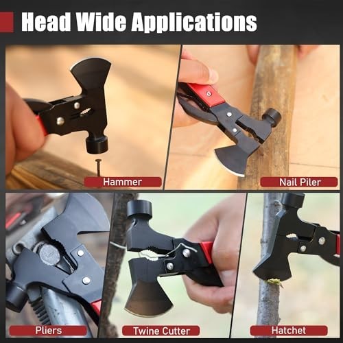 14-in-1 Camping Multitool Hammer – Survival Gear with Axe, Knife, Pliers & More
