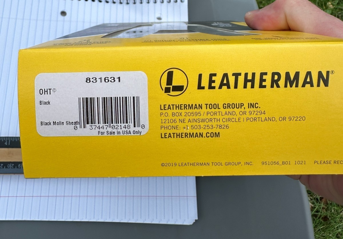 Leatherman OHT 831631 multi-tool, discontinued, new sealed in box