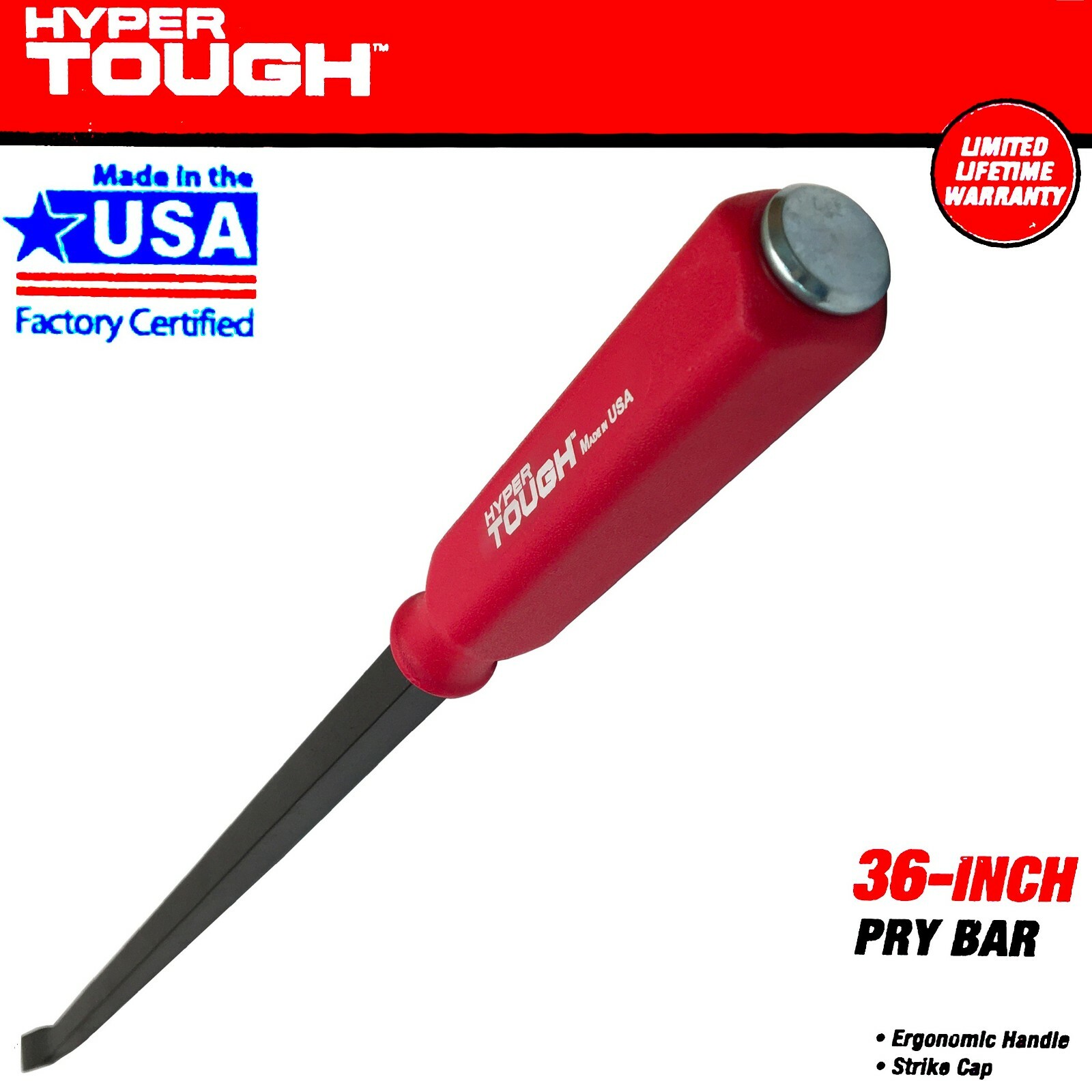 84279 TOUGH Tool, 36” Pry Bar USA Made, 085432084279
