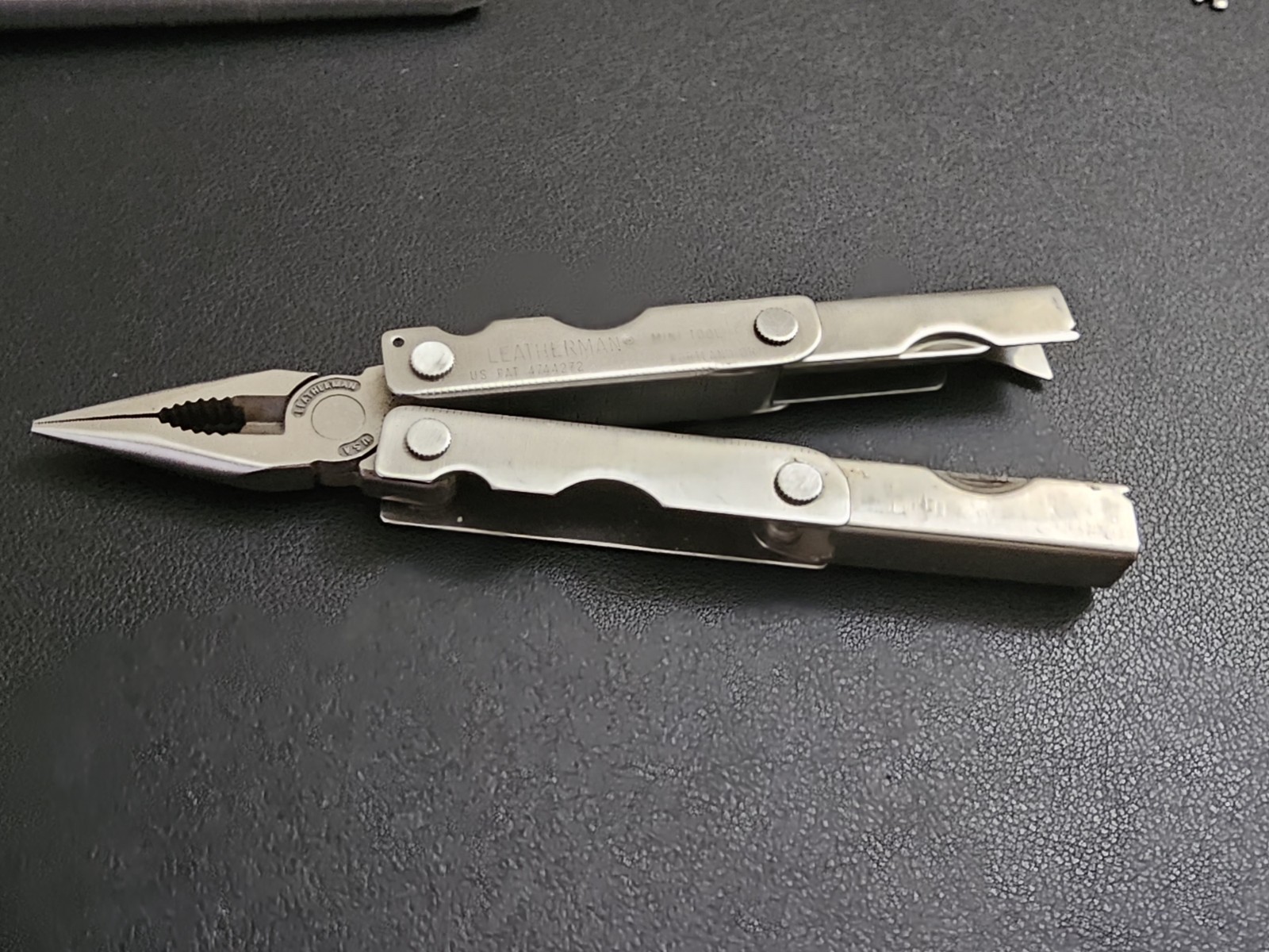 Vintage 90s Leatherman Mini Tool US Pat. 4744272 Made In USA Excellent